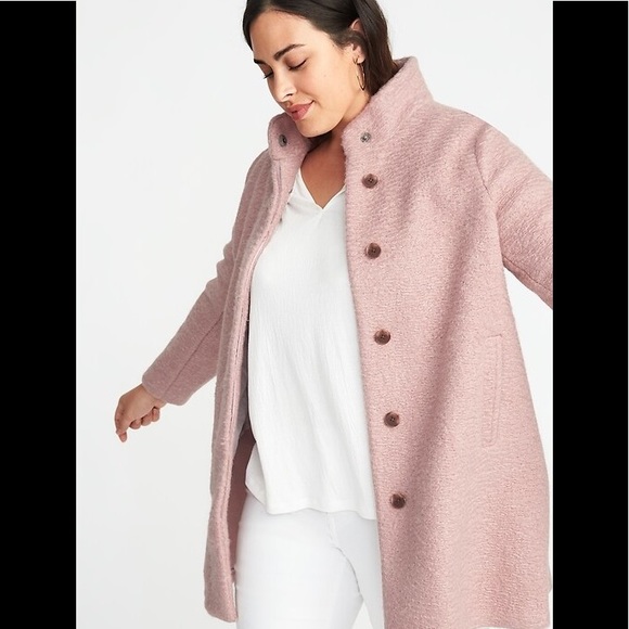 pink car coat